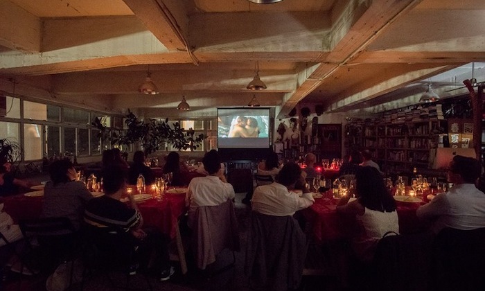 warehouse loft cinema screening