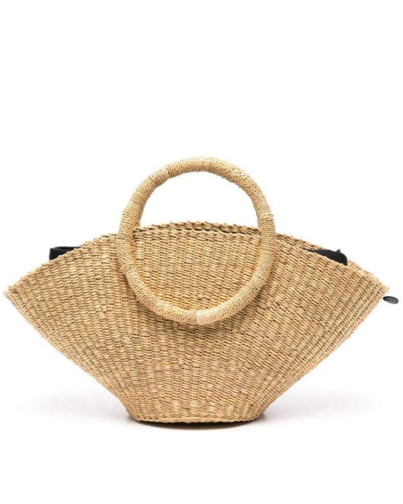 summer fashion Muun mini Lune straw tote bag