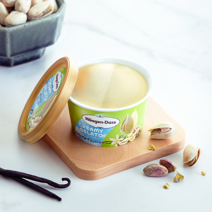 Pistachio & Summer Vanilla Creamy Gelato Ice Cream