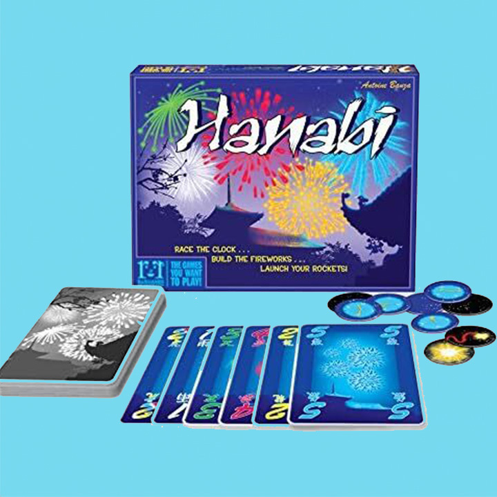 game hanabi japanese boardgame fireworks games with friends teamwork