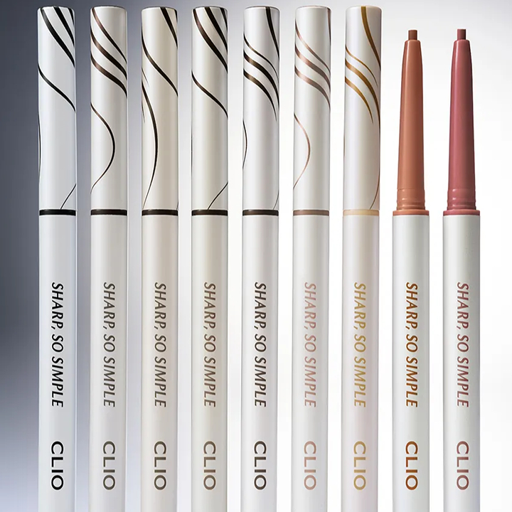 Gift Ideas For Beauty Addicts, 2024 Christmas Gift Guide: CLIO Sharp so simple waterproof pencil liner coloured eyeliner set of 9