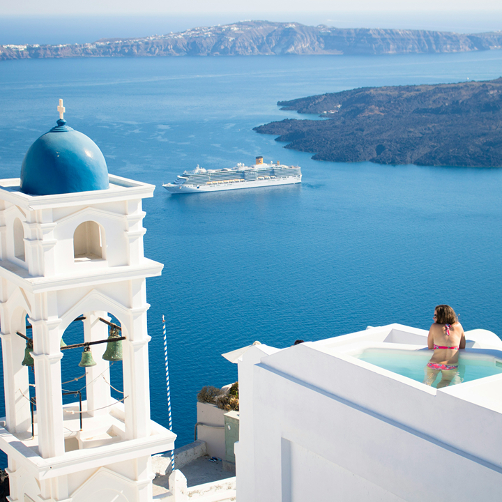 How To Maximise Annual Leave, Public Holidays 2025 - woman on holiday in a private pool with a view