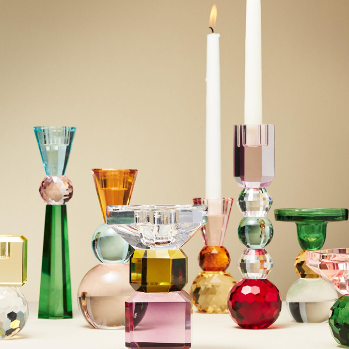 2025 Valentine's Day Gift Ideas: Anthropologie glass candle holders