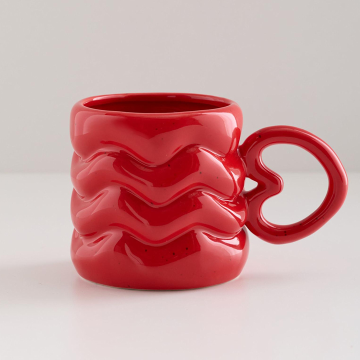 2025 Valentine's Day Gift Ideas: Urban outfitter heart handle red mug